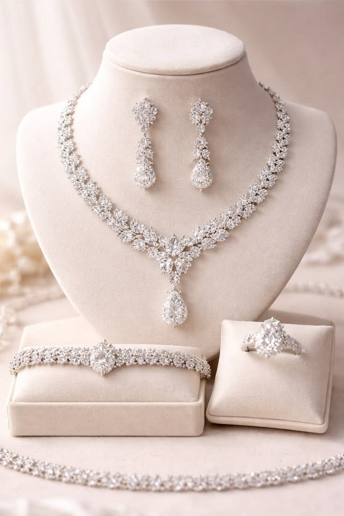 💍 Luxury Diamond-Inspired Jewelry Set
