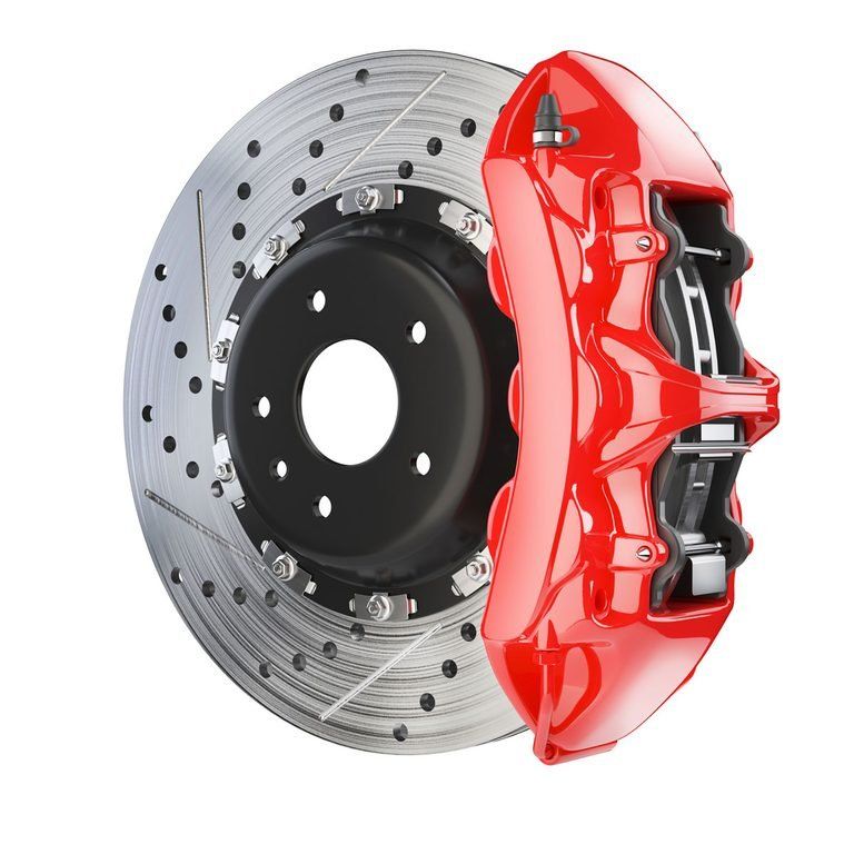 🛑 High-Performance Brake Disc & Caliper Kit