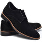✨ Sophisticated Black Suede Derby Shoes
