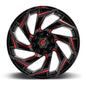 🔥 Aggressive Black & Red Performance Alloy Rim