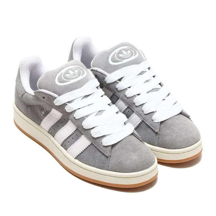 Grey Suede Casual Sneakers