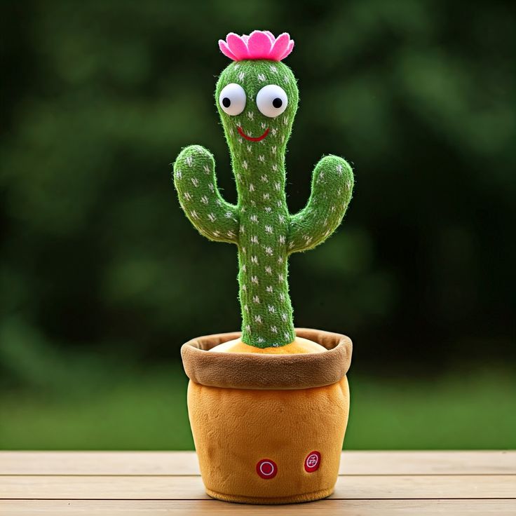 Cute Dancing Cactus Toy – Fun, Music & Smiles! 🎶💚