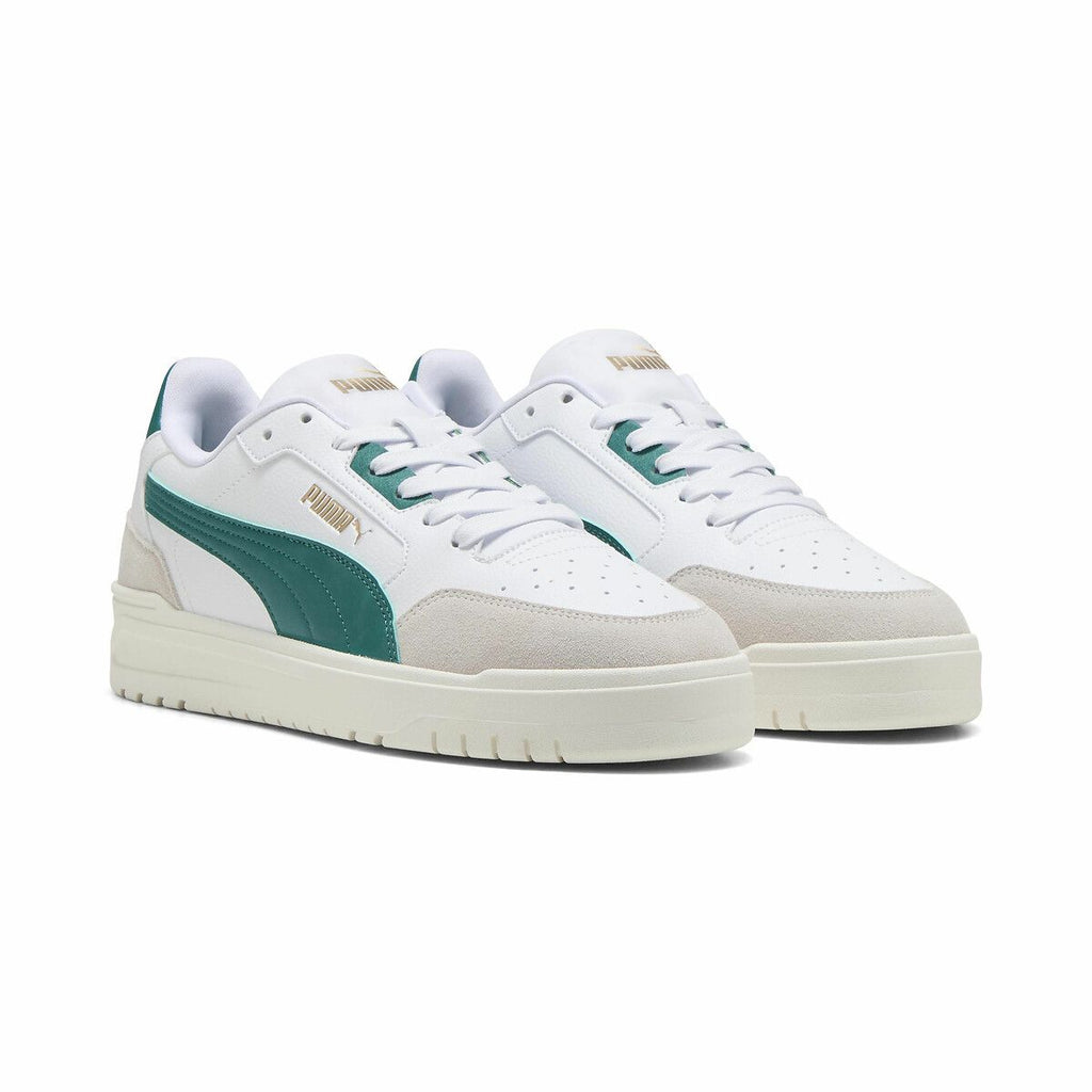 Puma White Green Sneakers