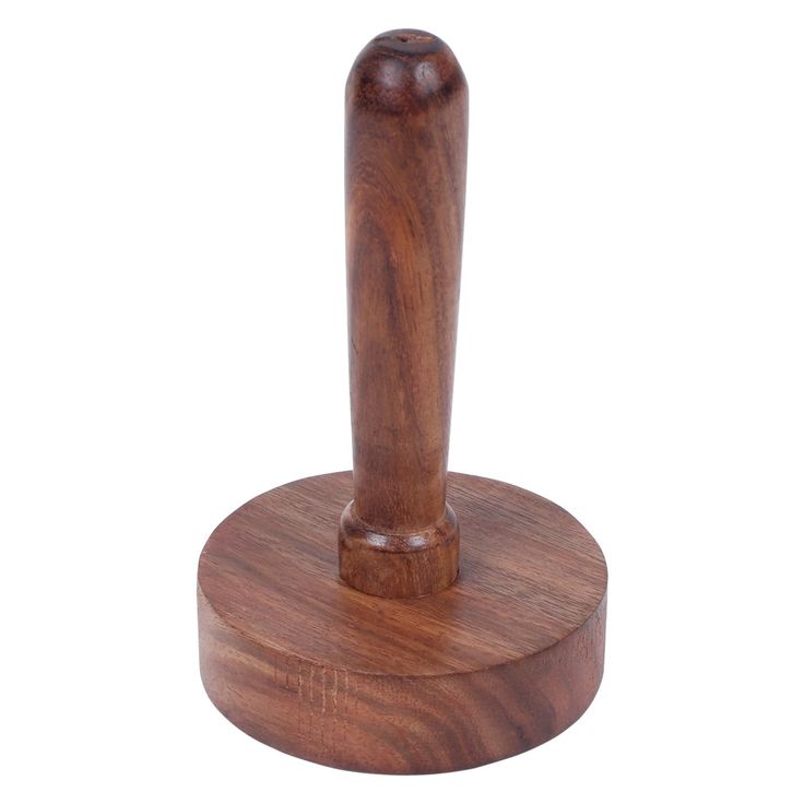 Wooden Potato Masher & Roti Pressor – Multi-Purpose Kitchen Tool