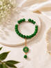 Handmade Green Butterfly Charm Bracelet for Women